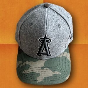 LA ANGELS SNAPBACK CAMO HAT by NEW ERA
